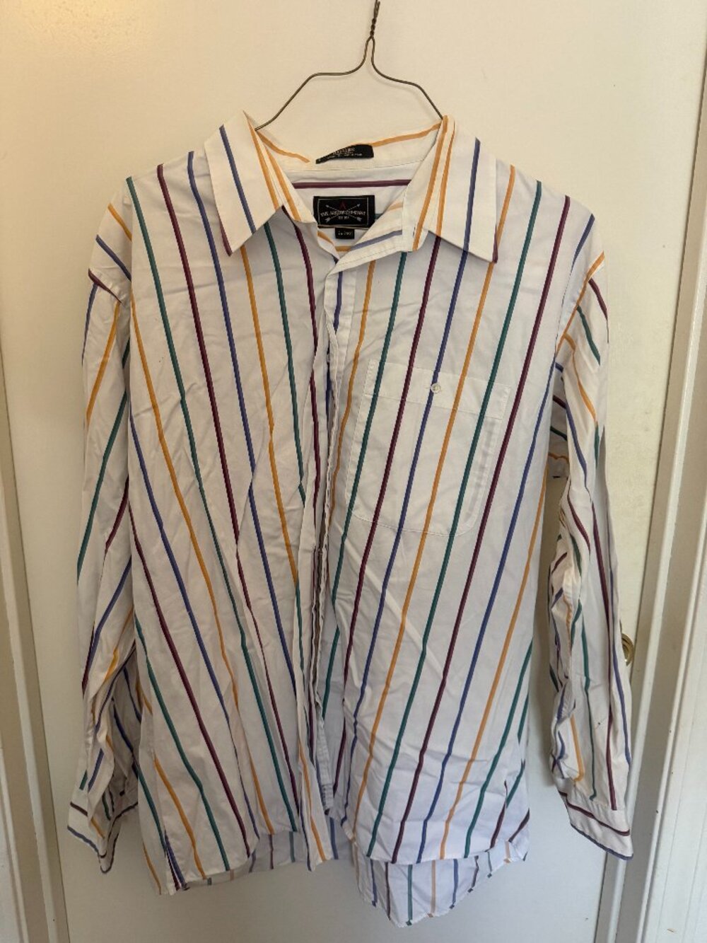 The Arrow Company Striped Dress Shirt M 17 1/2 34/35